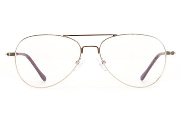 Women Insignia Eyeglasses: Nora - Gold - SpecSMART Eye Clinic (Front View)